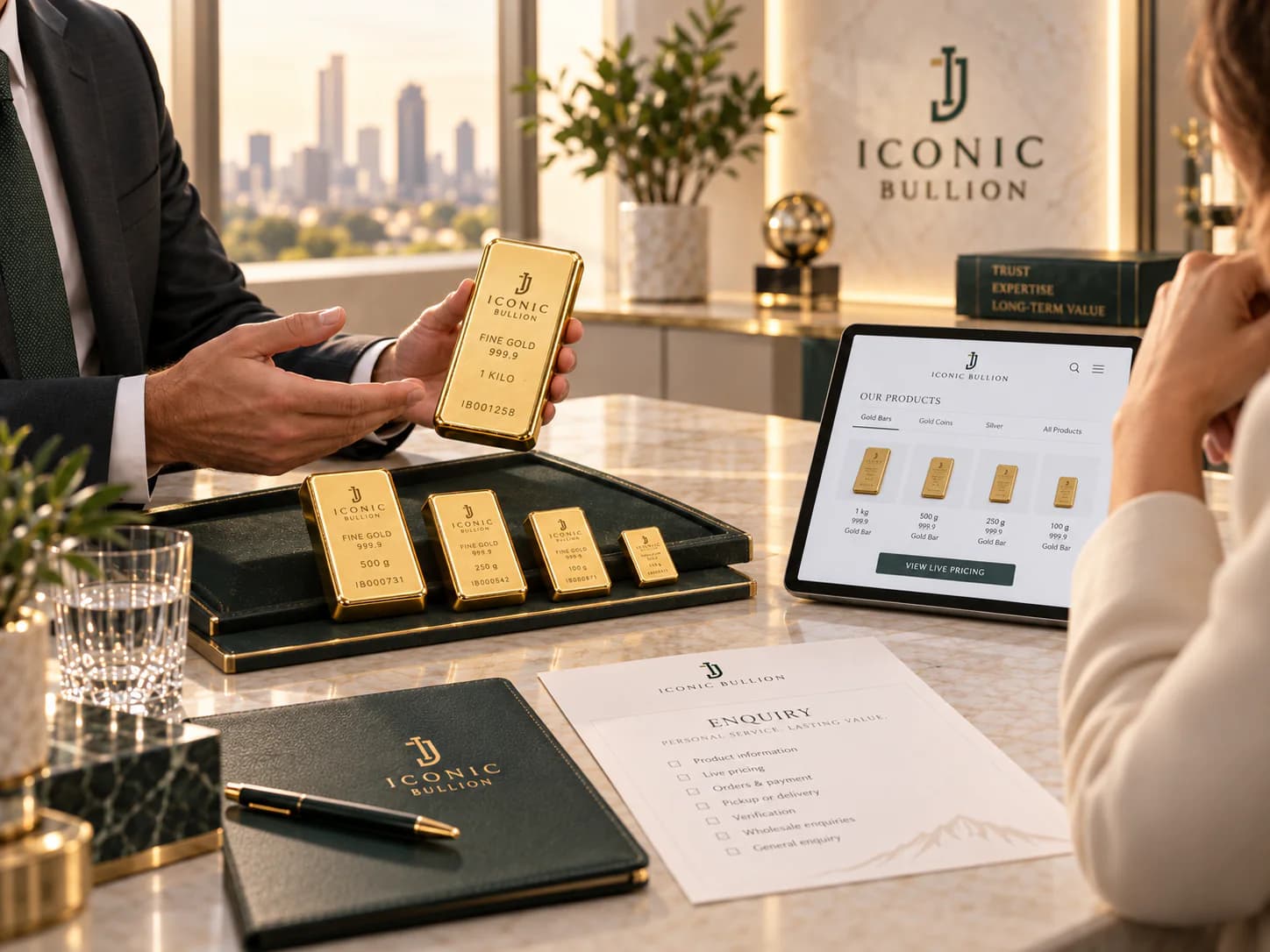 Iconic Bullion customer consultation