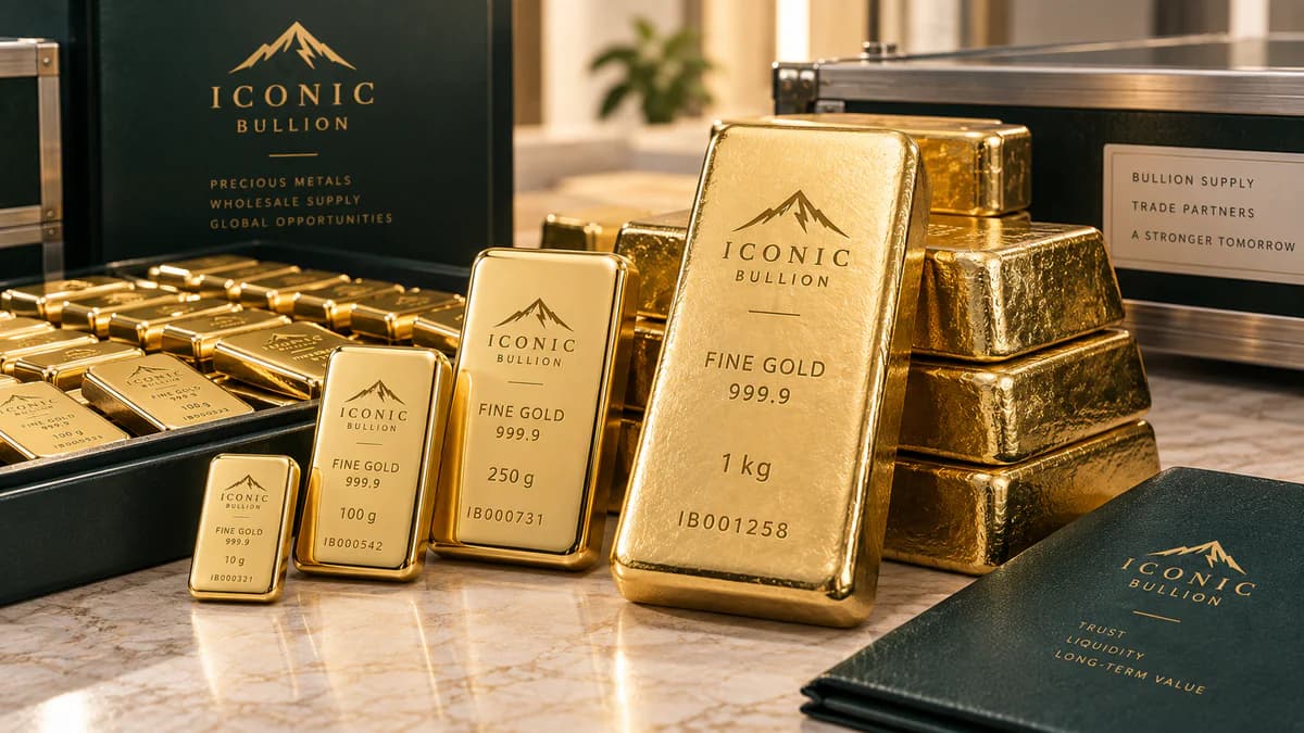 Gold bars prepared for wholesale supply
