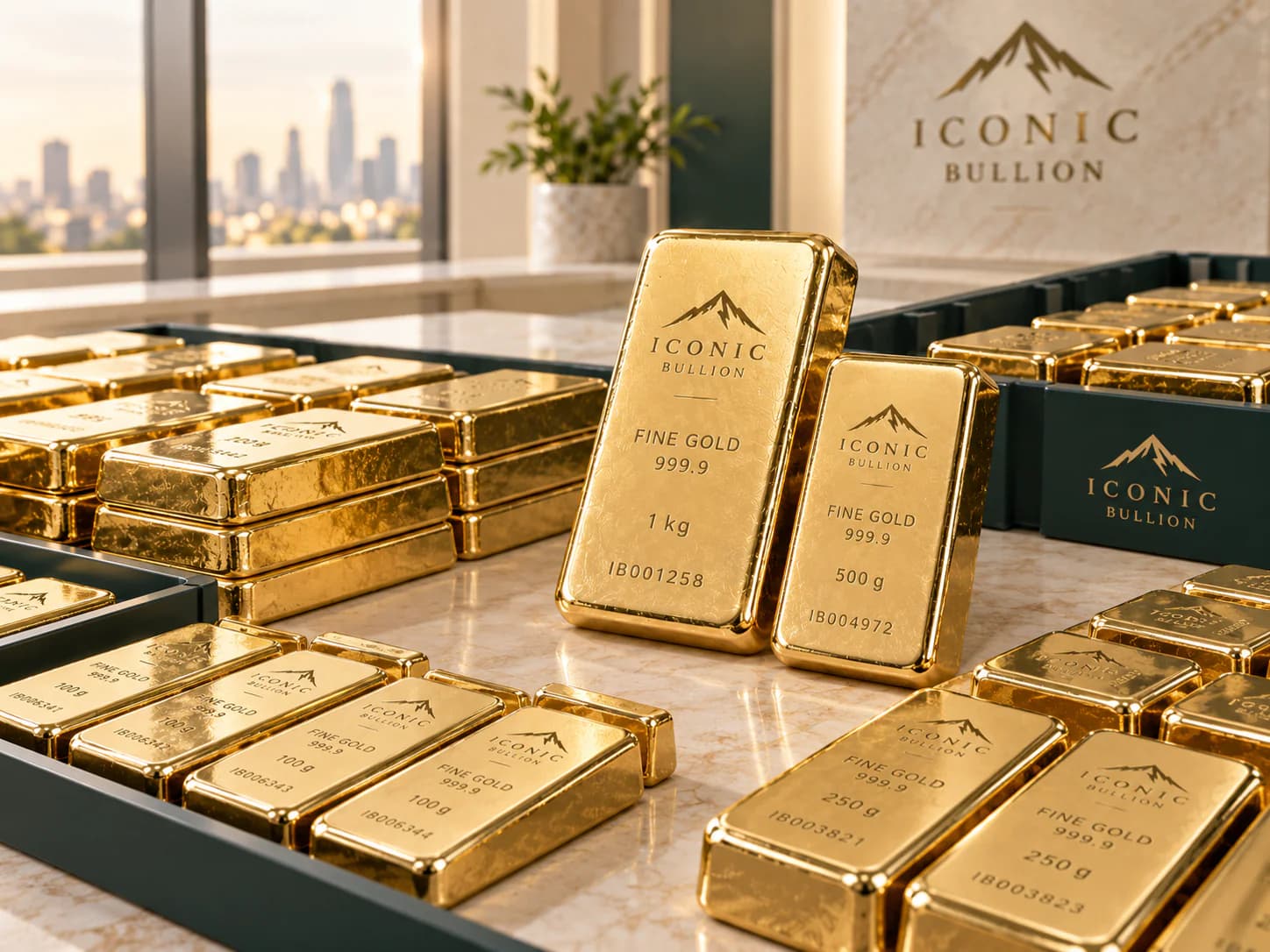 Gold bullion stock for professional buyers